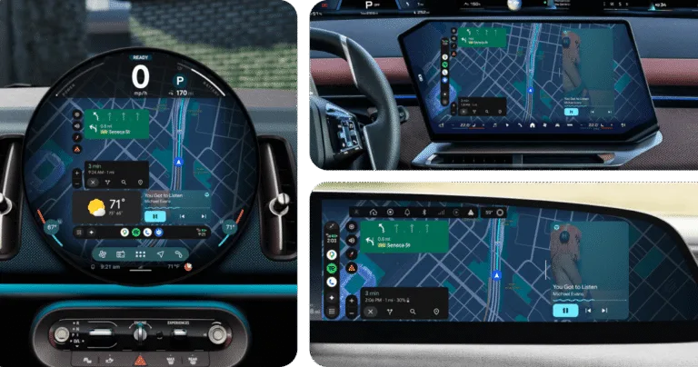 Android Auto qeyri-standart avtomobil ekranlarına uyğunlaşır