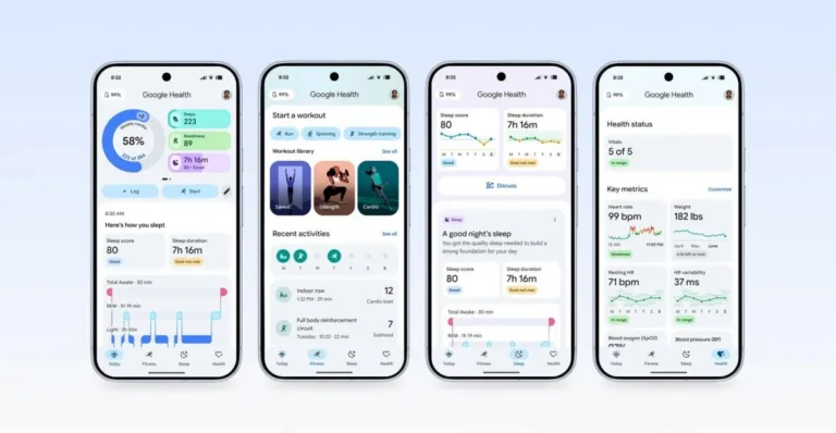 Google Health Fitbit istifadəçilərini yeni interfeyslə qarşılayır