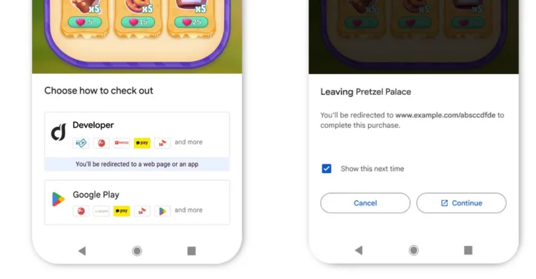 Google Play Store-da alternativ ödənişlərə qapı açır