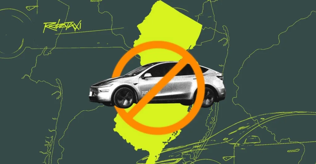 Nyu-Cersi robotaksi qaydaları Tesla-nı kənarda qoya bilər