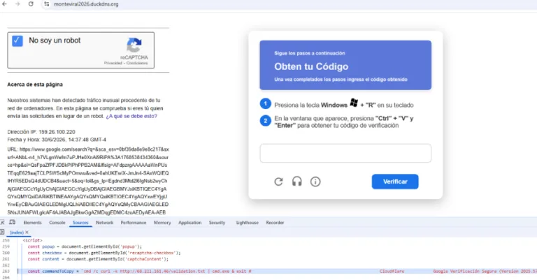 SCMBANKER Meksika bank istifadəçilərini ClickFix üsulu ilə vurur