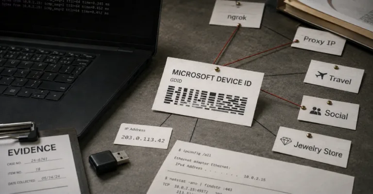 Windows cihaz identifikatoru FBI təhqiqatında iz buraxdı